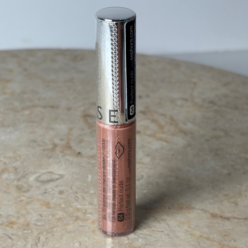 Sephora Ultra Shine Lip Gel 0.1oz 04 Perfect Nude High Gloss Sealed